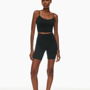 TNA high waisted biker shorts, 7”, black